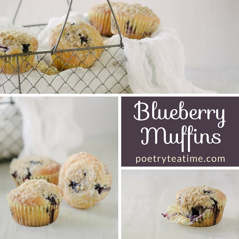 Blueberry Muffins for Poetry Teatime